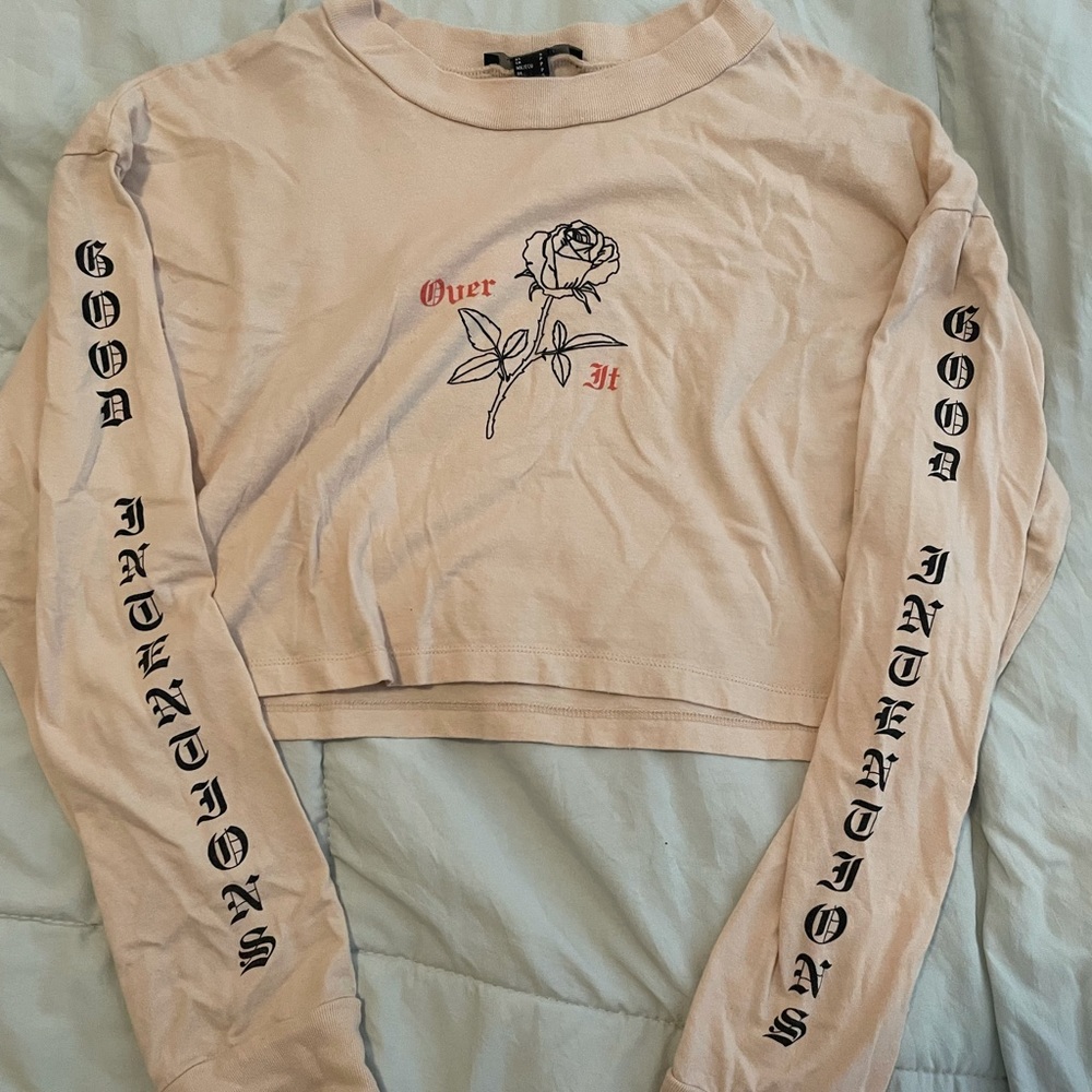 Forever 21 Cropped long sleeve